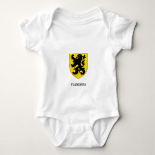 Flandern Wappen Heraldischer Löwe Baby Strampler