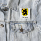 Flandern Wappen Heraldischer Löwe Button (Beispiel)