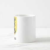 Flandern Wappen Heraldischer Löwe Kaffeetasse (Mittel)