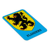 Flandern Wappen Heraldischer Löwe Magnet (Rechte Seite)