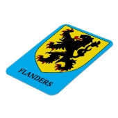 Flandern Wappen Heraldischer Löwe Magnet (Linke Seite)