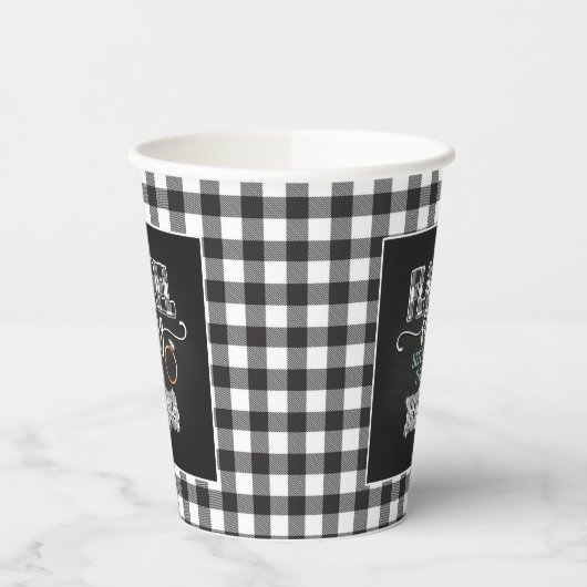 Flanell vor dem Ring Paper Cup - weiß Pappbecher (Links)