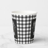 Flanell vor dem Ring Paper Cup - weiß Pappbecher (Rechts)