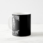 Flanke Sie Spank Sie Sun Tzu Lustige Sprüche Meme  Kaffeetasse (Vorderseite Links)