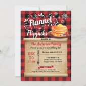 Flanken und Flipjacks, Pancake-Party Einladung (Vorderseite)