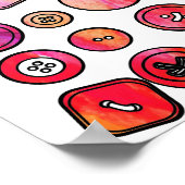 Flankenfarbe Poster (Ecke)