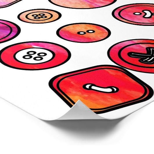 Flankenfarbe Poster (Ecke)