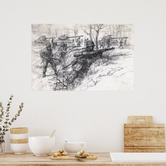 Flankenstützung Poster (Küche)