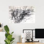 Flankenstützung Poster (Heimbüro)