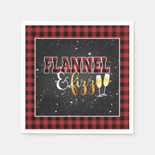 Flannel and Fizz Paper Napkin - Rot - Fizz Serviette