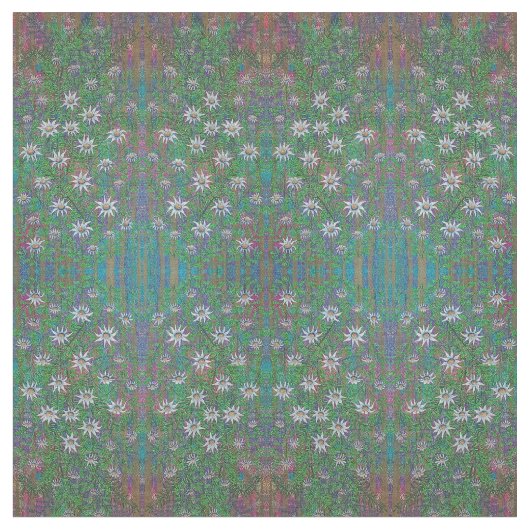 Flannel Blume gekämmtes Baumwollgewebe Stoff (Nahaufnahme)