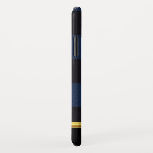 Flannel Buffalo Kariert Blue Lumberjack Textur Case-Mate iPhone Hülle (Hinten/Rechts)