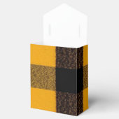 Flannel Buffalo Kariert Gelbe Lumberjack-Textur Geschenkschachtel (Geöffnet)