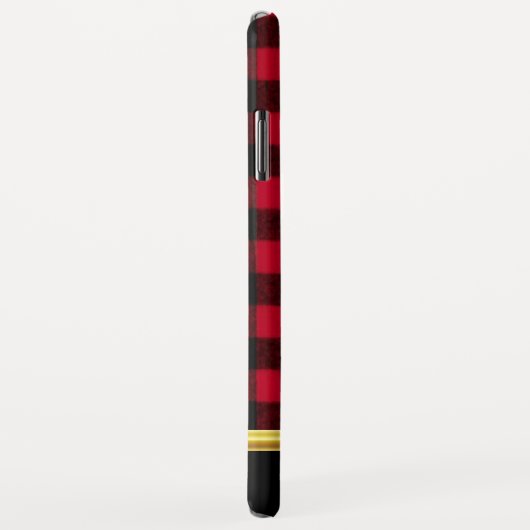 Flannel Buffalo Karierte Lumberjack-Textur Case-Mate iPhone Hülle (Hinten/Rechts)