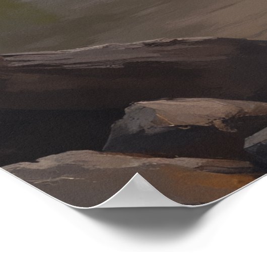 Flannel Fireside Fun mit Hoch Poster (Ecke)