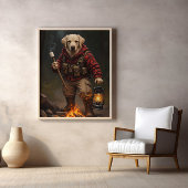 Flannel Fireside Fun mit Hoch Poster