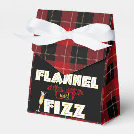 Flannel & Fizz | Kariert Red & Black Buffalo Geschenkschachtel