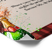 Flannel & fizz winte Brautparty Wegbeschreibung Poster (Ecke)