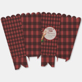 Flannel & fizz Winterrot & schwarz Brautparty Geschenkschachtel (Ungeklappt)