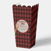 Flannel & fizz Winterrot & schwarz Brautparty Geschenkschachtel (Vorderseite)