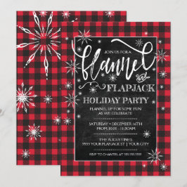 Flannel & Flapjack Feiertag Einladung
