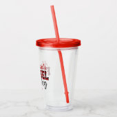 Flannel Fling - Rot - Akryllischer Tumbler Acryltrinkbecher (Links)