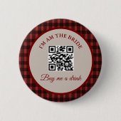 Flannel Fling vor Bachelorette Weekend Button (Vorderseite)