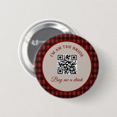 Flannel Fling vor Bachelorette Weekend Button (Vorne & Hinten)