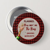 Flannel Fling vor der Ring rot kariert Bachelorett Button (Vorne & Hinten)