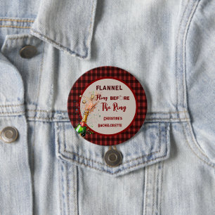 Flannel Fling vor der Ring rot kariert Bachelorett Button