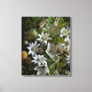 Flannel Flower Velvet Texture Fine Art Canvas Leinwanddruck