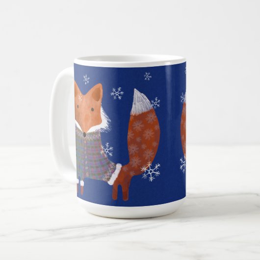 Flannel Fox Tasse (Vorderseite Links)