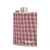 Flannel Kariertes Shirt Flachmann (Links)