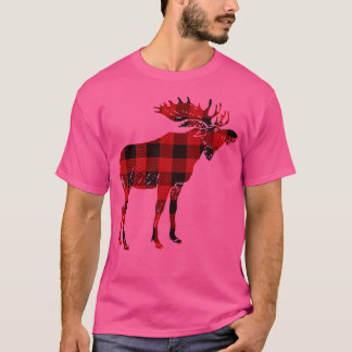 Flannel Moose T Shirt Trendy Einzigartiges Outdoor