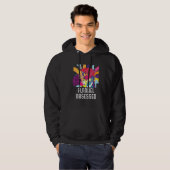 Flannel Obsessed Bisexual Rainbow Pride Bisexualit Hoodie (Vorne ganz)