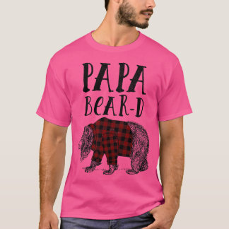 Flannel Papa Bear Bard T-Shirt