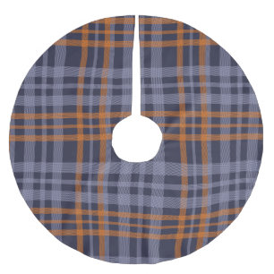 Flannel Pattern Polyester Weihnachtsbaumdecke