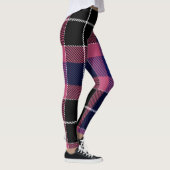 Flannel Women's Leggings in rosa schwarz (Rechts)