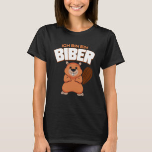 Flannelette für den Tierfreund-Rodent-Biber-Stauda T-Shirt