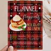 Flannels Flapjacks Weihnachts-Party Einladung