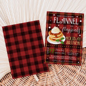 Flannels Flapjacks Weihnachts-Party Einladung