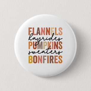 Flannels Hayrides Pumpkins Vintag Sweaters Bonfir Button