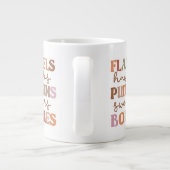 Flannels Pumpkins Bonfire Jumbo-Tasse (Rückseite)