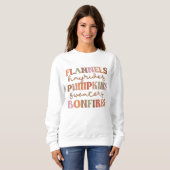 Flannels Pumpkins Bonfire Sweatshirt (Vorne ganz)