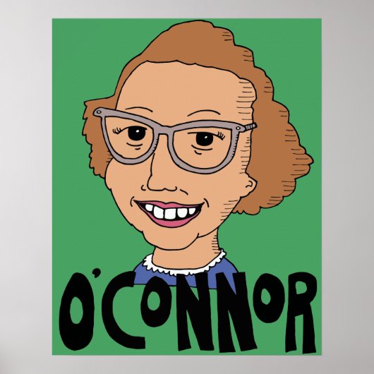 Flannery O'Connor-Plakat Poster (Vorne)