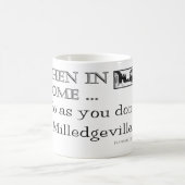 Flannery O'Connor "wenn in Rom" Tasse (Mittel)