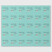 FLANSCH To Be Shower Party Geschenkpapier (Flach)