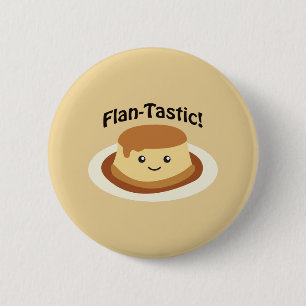 Flantastic! Niedlicher Flan Button