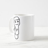 Flapjack-Patronen-Tasse Kaffeetasse (Vorderseite Links)