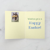 Flapjack Rabbit Bunny Pancake Hat Humorer Ostern Karte (Innenseite)